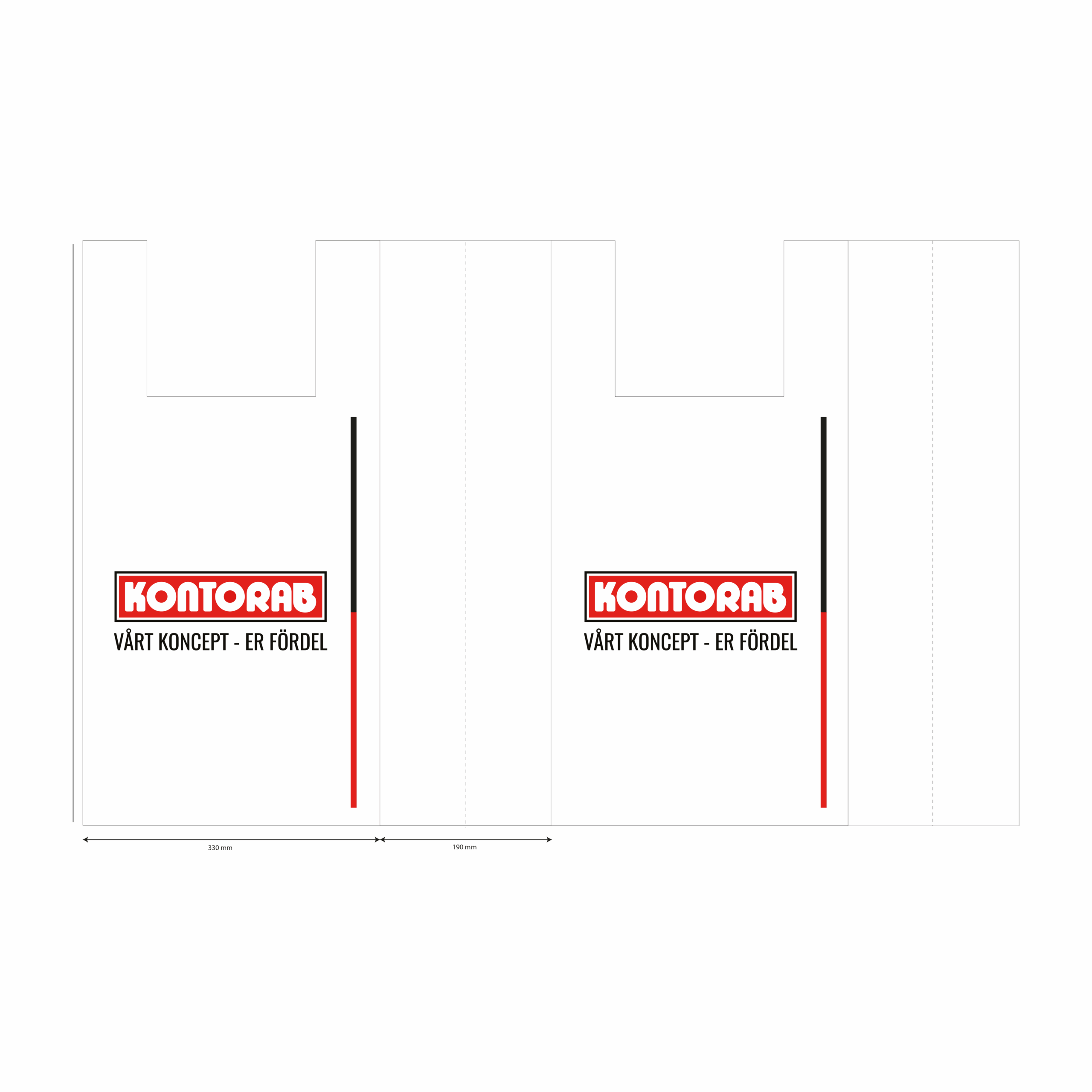 Plastpåse 30L 500st/fp