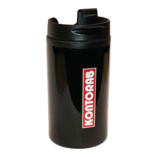 Kontorab termosmugg svart med tryck