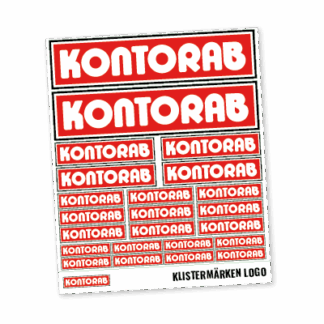 Dekal Kontorab blandade storlekar