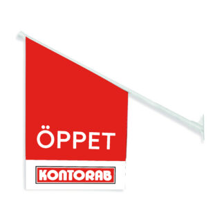 Kioskflagga PVC Dubbel