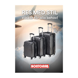 Skylt "Resväskor"