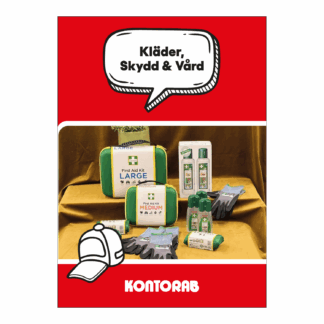 Skylt ”KLÄDER, SKYDD & VÅRD”