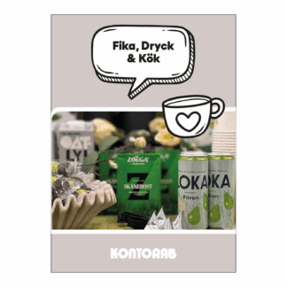Skylt - "FIKA, DRYCK & KÖK"